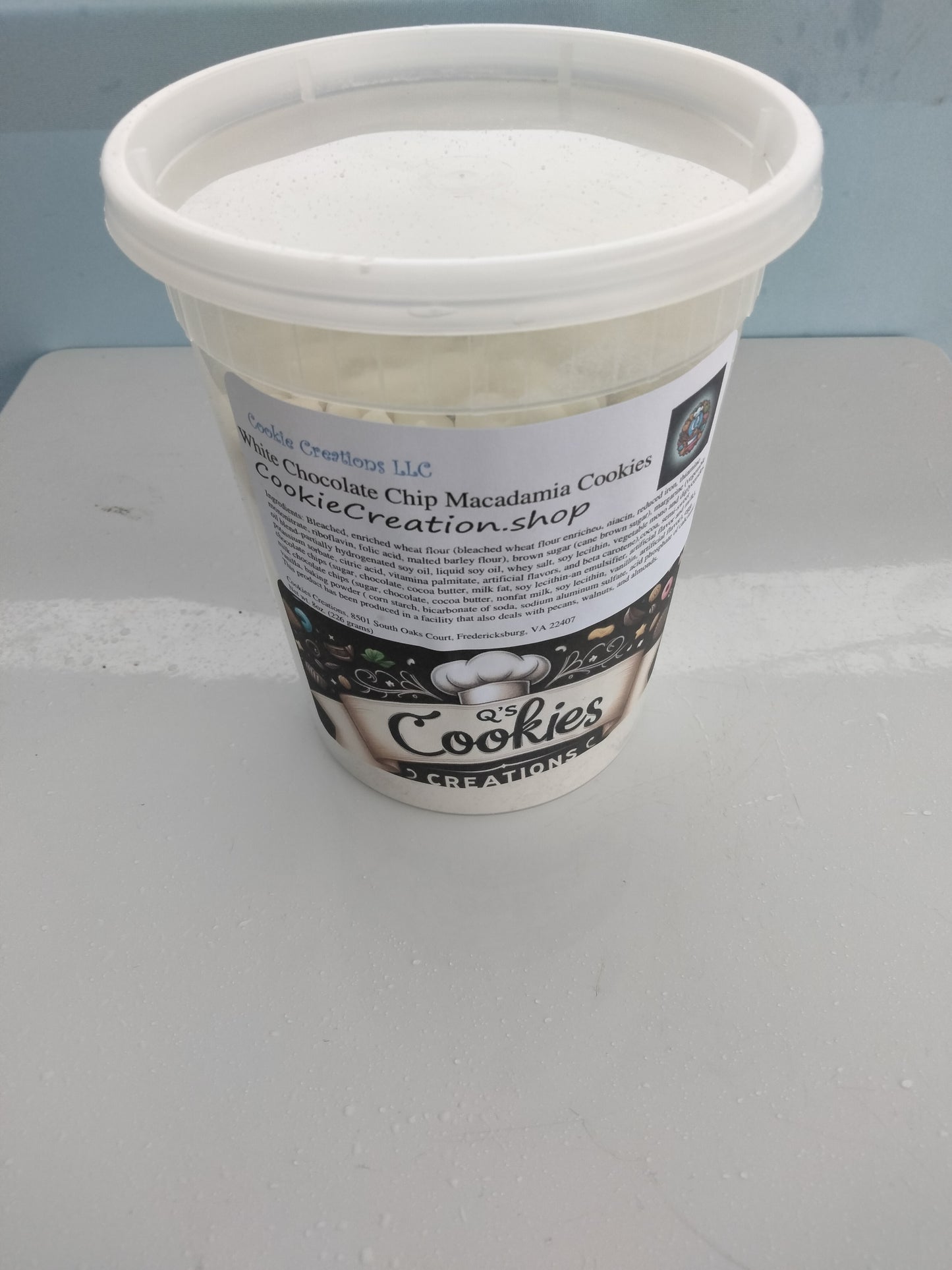 white chocolate macadamia