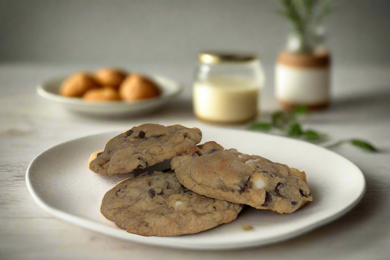 Chocolate Triple chip cookies